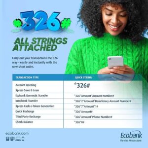 Ecobank Mobile Banking Code 